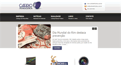 Desktop Screenshot of cardionefroclinica.com.br
